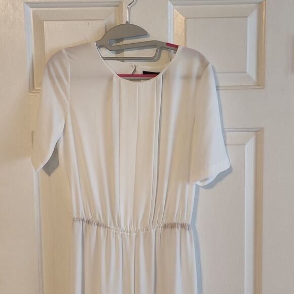 Bcbgmaxazria white jumpsuit sz xs - Picture 3 of 7